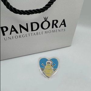 Pandora Florida Christmas Snowman Exclusive Charm S925 Sterling Silver with box